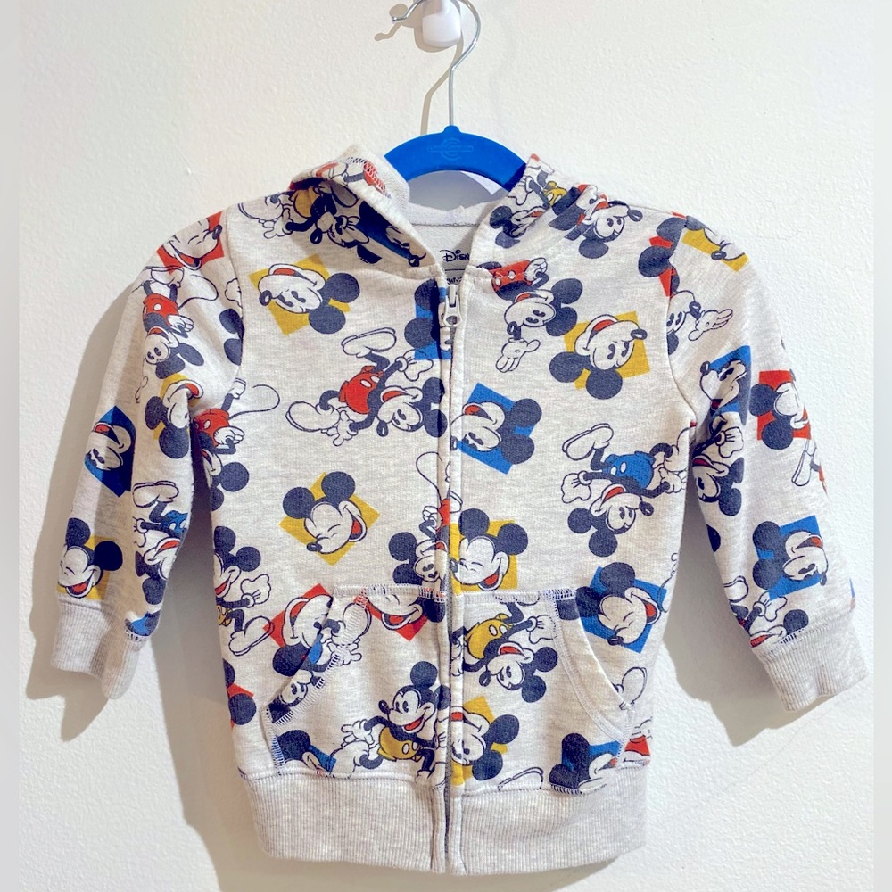 Disney Mickey Mouse Hoodie Sweater. 18Months